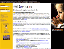 Tablet Screenshot of mydevotion.com